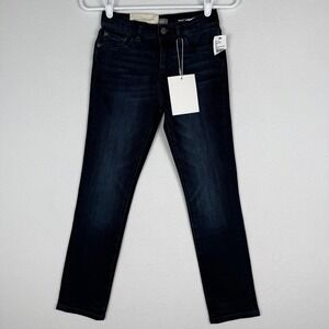 NEW DL1961 Boys 10 Brady Slim Dark Wash Stretch Performance Denim Jeans